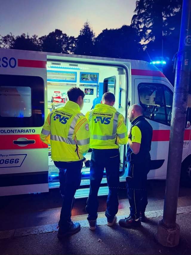 Volontario di Astra Soccorso Pero